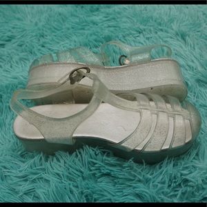 Gummy platform shoes!